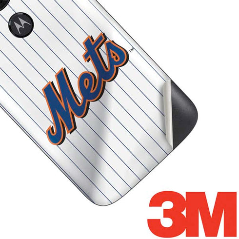 MLB New York Mets Home Jersey Moto E5 Play Skin